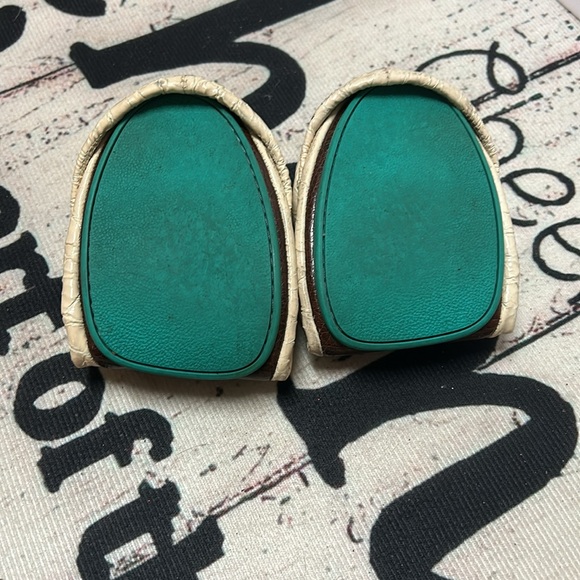 Tieks Diamond White Croc Embossed Patent Leather Flats sz 9 - Picture 3 of 5